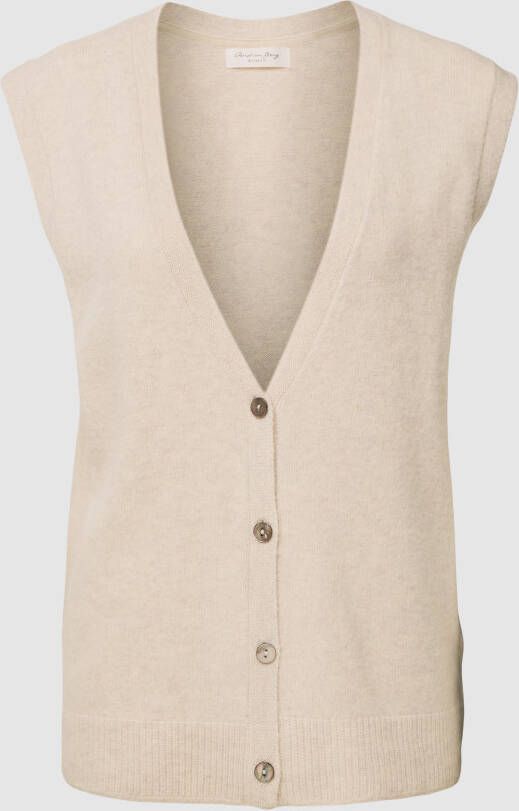 Christian Berg Woman Gilet in gebreide look