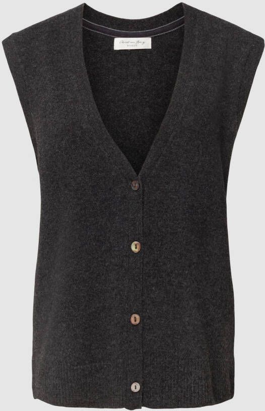 Christian Berg Woman Gilet in gebreide look