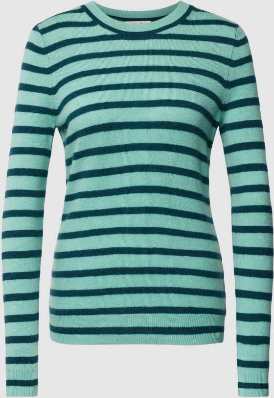 Christian Berg Woman Kasjmier pullover met streepmotief