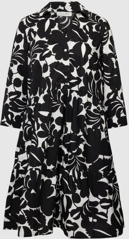 Christian Berg Woman Knielange jurk met all-over print