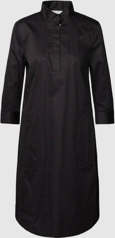 Christian Berg Woman Knielange jurk met opstaande kraag