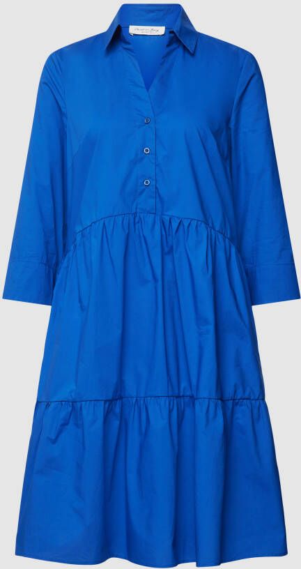 Christian Berg Woman Knielange jurk van puur katoen