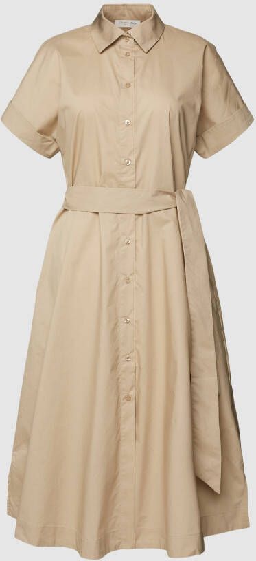 Christian Berg Woman Knielange jurk van puur katoen