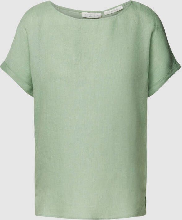 Christian Berg Woman Linnen blouse met boothals