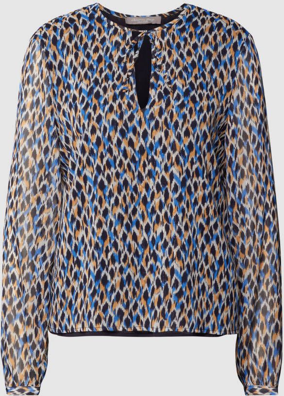 Christian Berg Woman Selection Blouse met all-over motief