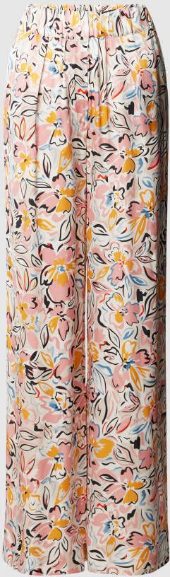 Christian Berg Woman Selection Broek van viscose met all-over motief