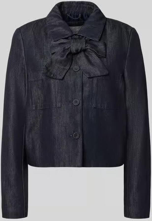 Christian Berg Woman Selection Blazer met strik en borstzakken