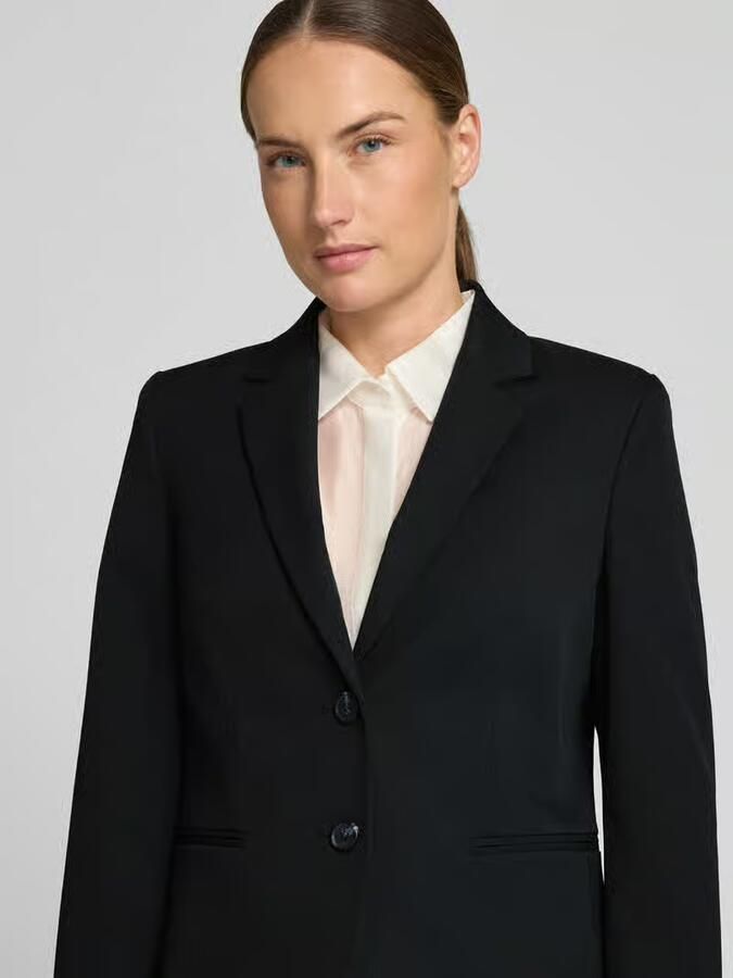 Christian Berg Woman Selection Blazer met strookzakken en reverskraag