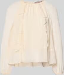 Christian Berg Woman Selection Blouse met rimpelingen