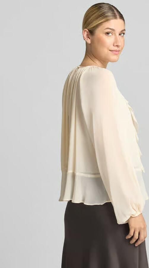 Christian Berg Woman Selection Blouse met rimpelingen - Foto 3