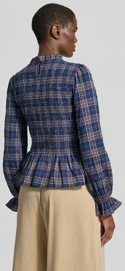 Christian Berg Woman Selection Blouse met smokdetails en mouwen met ruches - Foto 3