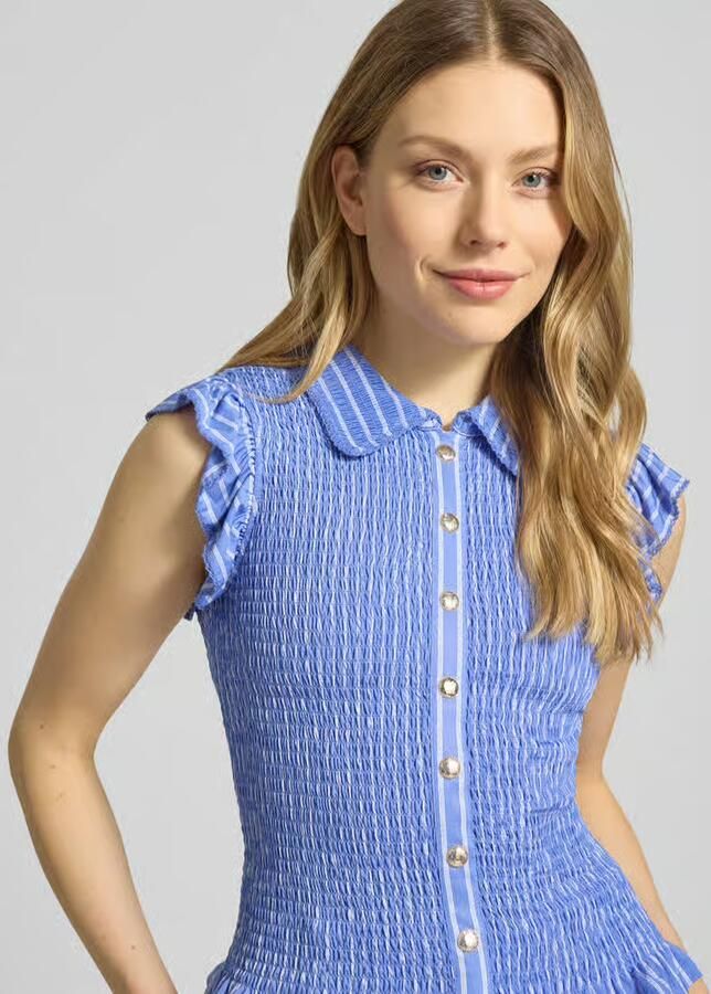 Christian Berg Woman Selection Blouse T-shirt met volants