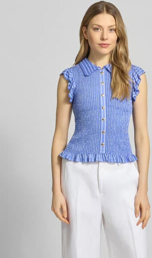 Christian Berg Woman Selection Blouse T-shirt met volants - Foto 4