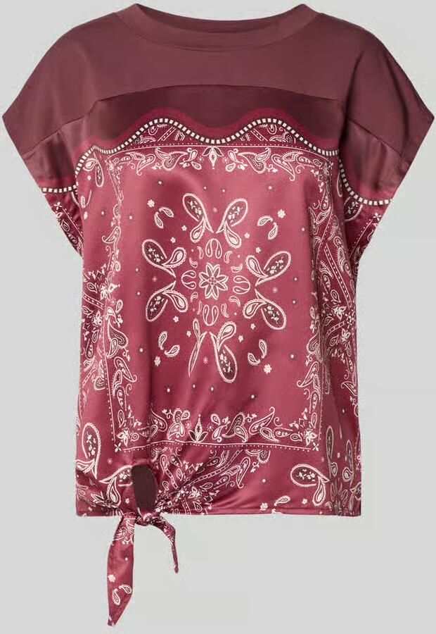 Christian Berg Woman Selection Blouseshirt met knoopdetail - Foto 2
