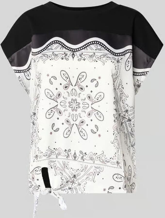 Christian Berg Woman Selection Blouseshirt met knoopdetail - Foto 2