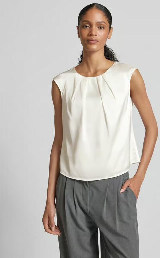 Christian Berg Woman Selection Blouseshirt met platte plooien - Foto 2
