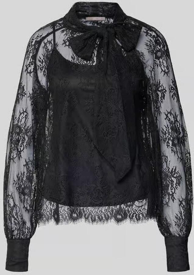 Christian Berg Woman Selection Blouseshirt met strikdetail - Foto 2