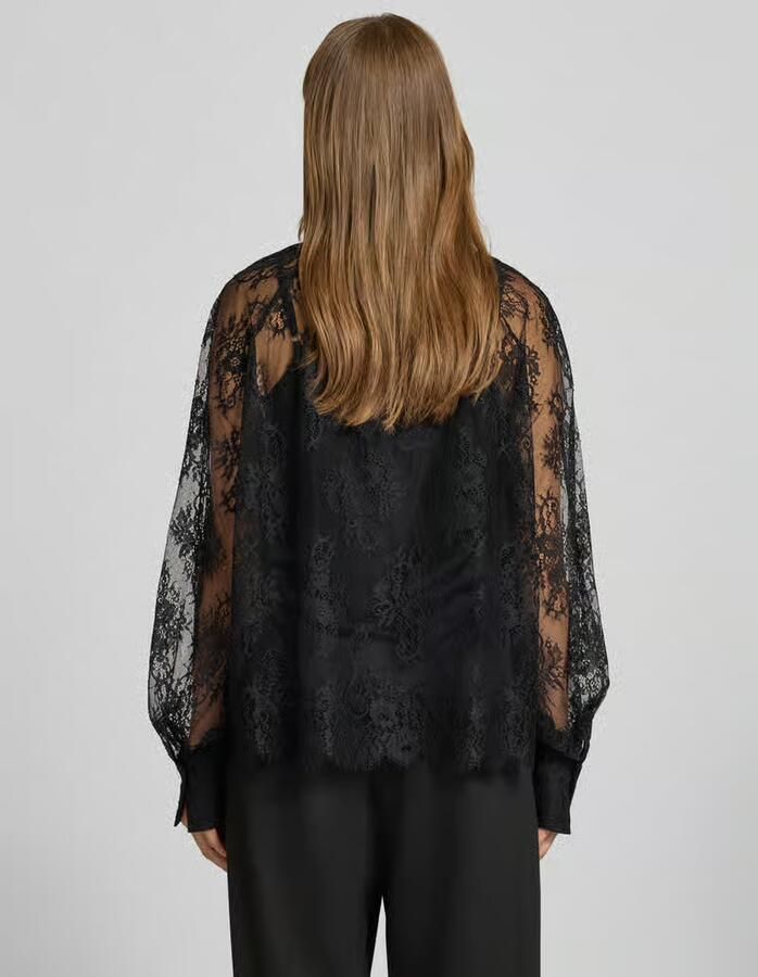 Christian Berg Woman Selection Blouseshirt met strikdetail - Foto 2
