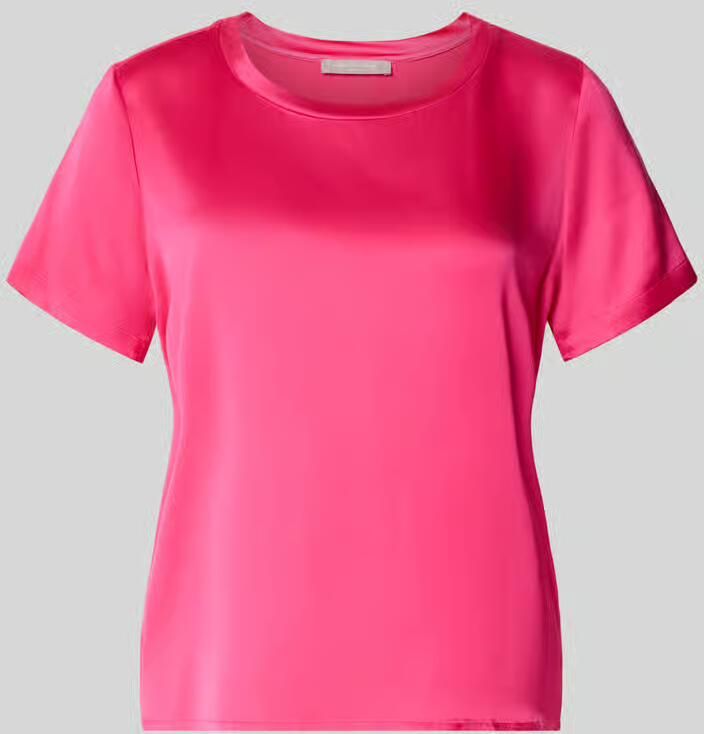 Christian Berg Woman Selection Blouseshirt van satijn met ronde hals