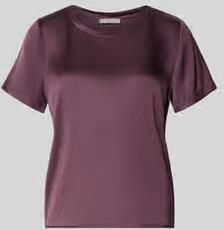 Christian Berg Woman Selection Blouseshirt van satijn met ronde hals