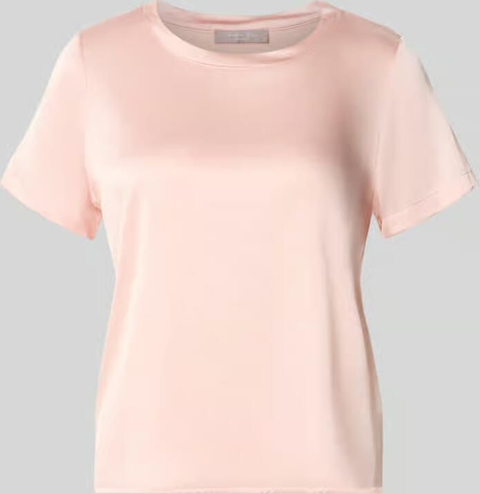 Christian Berg Woman Selection Blouseshirt van satijn met ronde hals - Foto 2