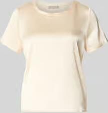 Christian Berg Woman Selection Blouseshirt van satijn met ronde hals