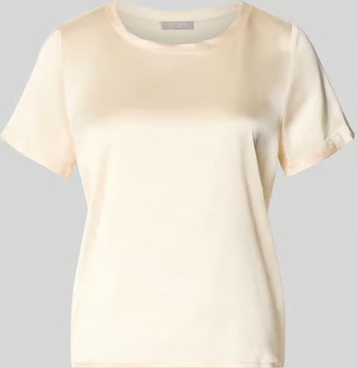 Christian Berg Woman Selection Blouseshirt van satijn met ronde hals