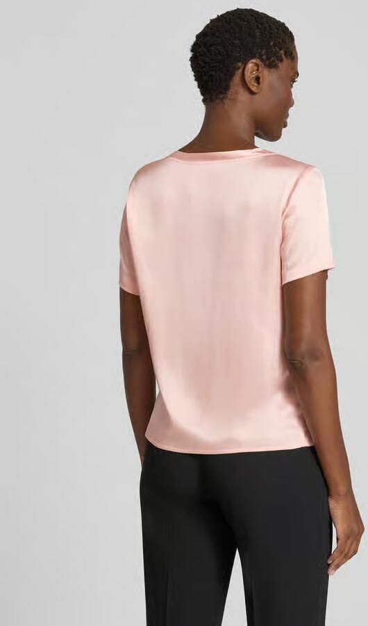 Christian Berg Woman Selection Blouseshirt van satijn met ronde hals - Foto 2