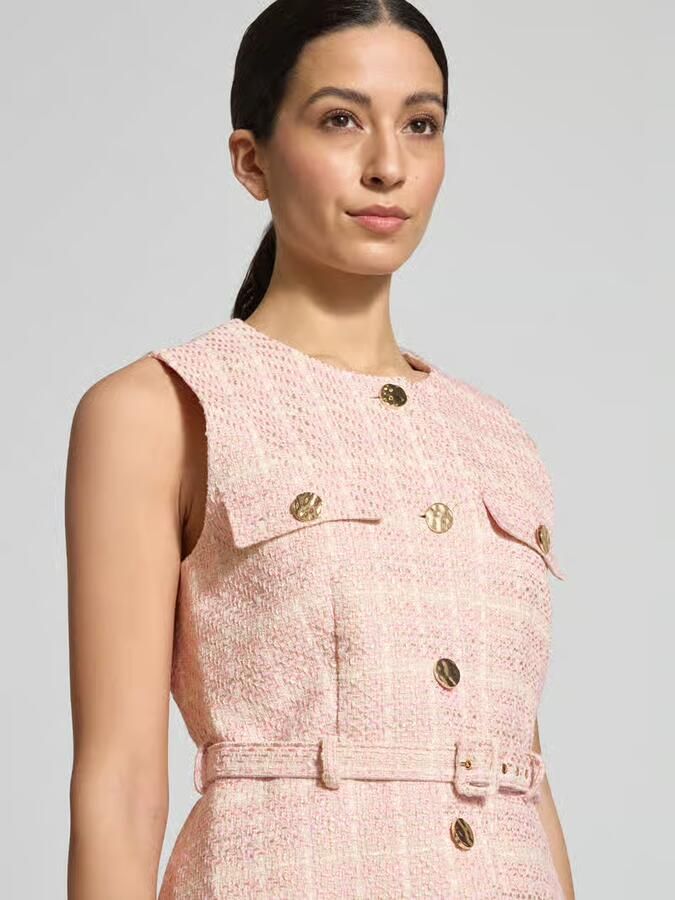 Christian Berg Woman Selection Bodywarmer in Bouclé-look met riem - Foto 2