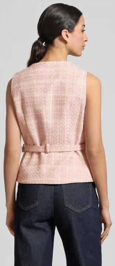 Christian Berg Woman Selection Bodywarmer in Bouclé-look met riem - Foto 3