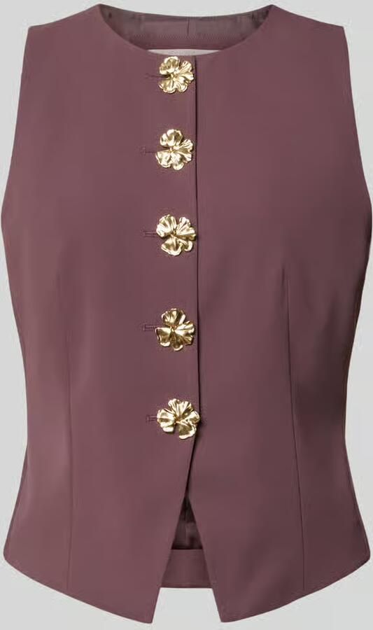 Christian Berg Woman Selection Bodywarmer met ronde hals en knoopsluiting - Foto 2