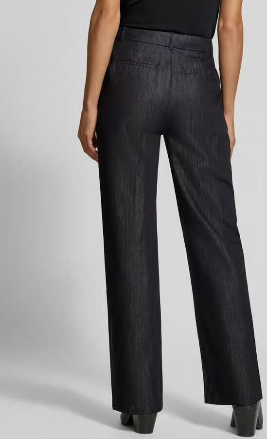 Christian Berg Woman Selection Broek in denimlook met persplooien - Foto 2