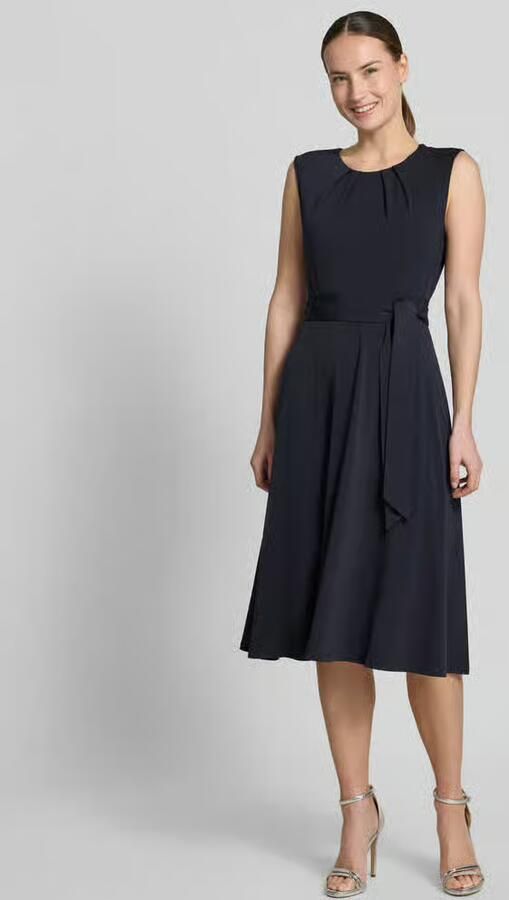 Christian Berg Woman Selection Cocktailjurk met Strikceintuur - Foto 2