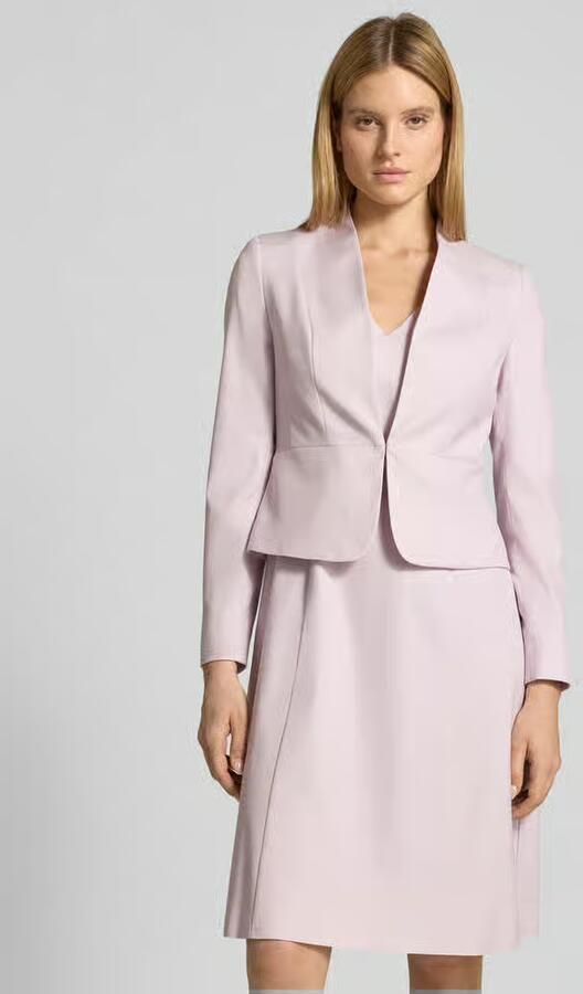 Christian Berg Woman Selection Fijn gestructureerde Blazer met V-hals - Foto 3