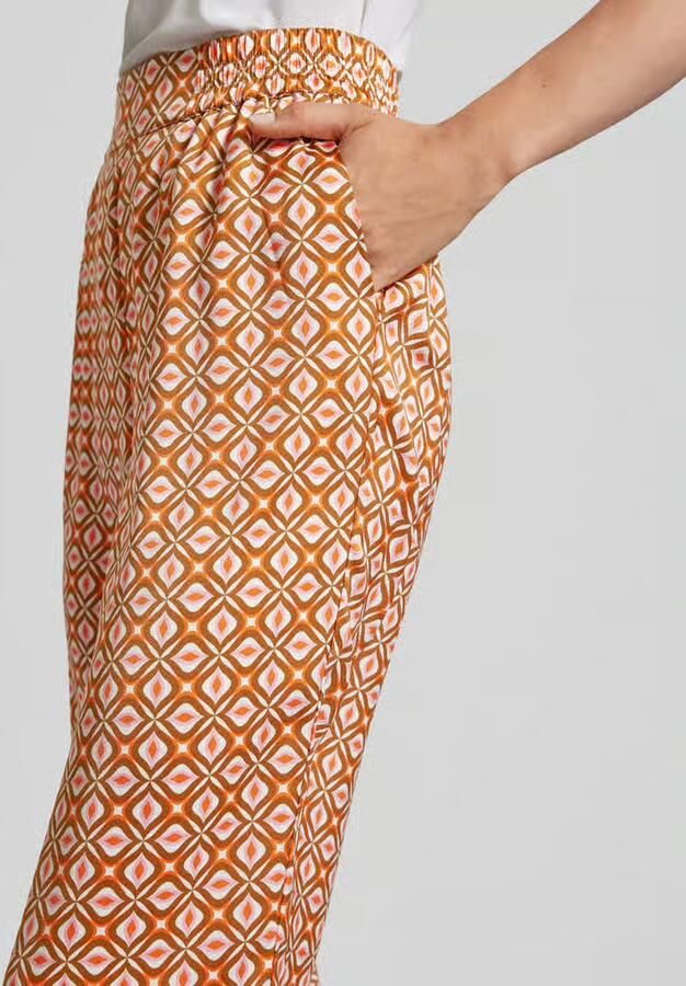 Christian Berg Woman Selection Flared stoffen broek in retrolook - Foto 2