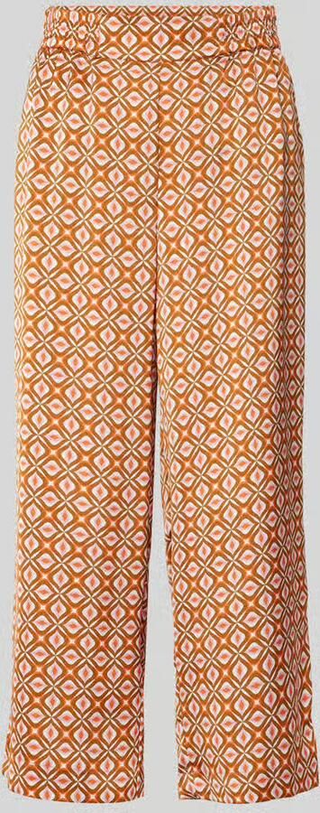 Christian Berg Woman Selection Flared stoffen broek in retrolook