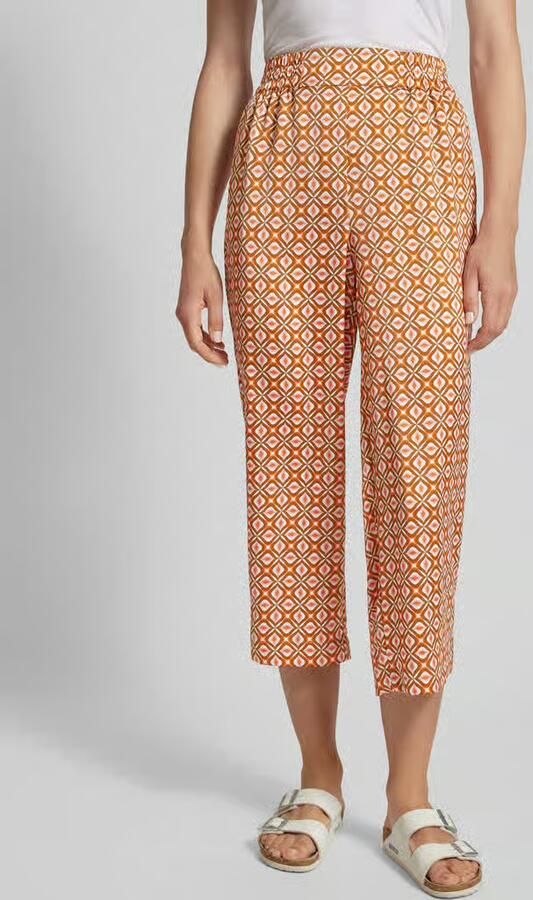 Christian Berg Woman Selection Flared stoffen broek in retrolook - Foto 3