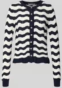 Christian Berg Woman Selection Gebreid vest met ronde hals en knoopsluiting