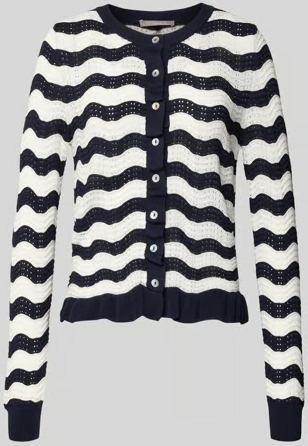 Christian Berg Woman Selection Gebreid vest met ronde hals en knoopsluiting - Foto 2