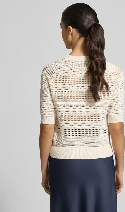 Christian Berg Woman Selection Gebreid shirt met 1 2-mouw en geribde boorden - Foto 4