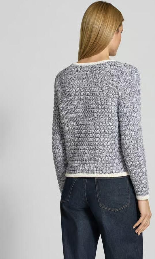 Christian Berg Woman Selection Gebreid vest met ronde hals en knoopsluiting