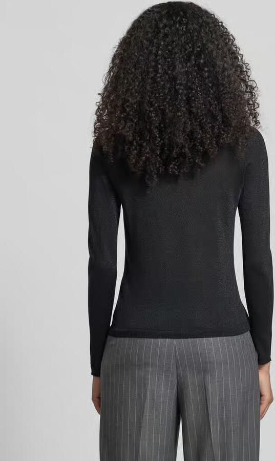 Christian Berg Woman Selection Gebreide pullover van viscosemix met opstaande kraag