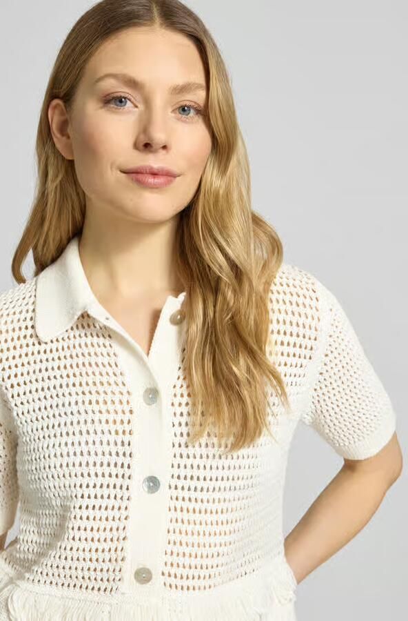 Christian Berg Woman Selection Gebreide top met franjes
