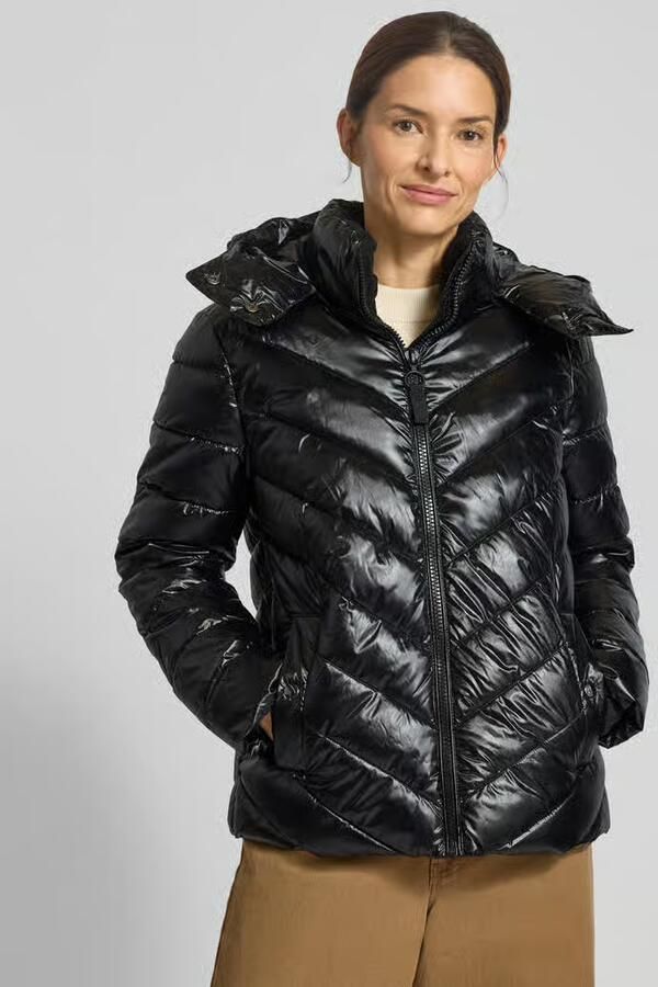Christian Berg Woman Selection Gewatteerd jack met capuchon en ritssluiting - Foto 2