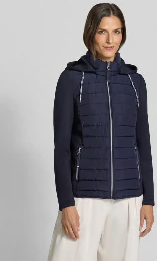 Christian Berg Woman Selection Gewatteerd jack met capuchon en zakken met ritssluiting - Foto 3