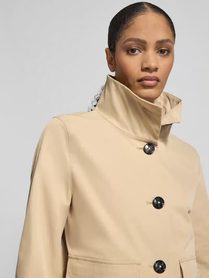 Christian Berg Woman Selection Jack met opstaande kraag en klepzakken