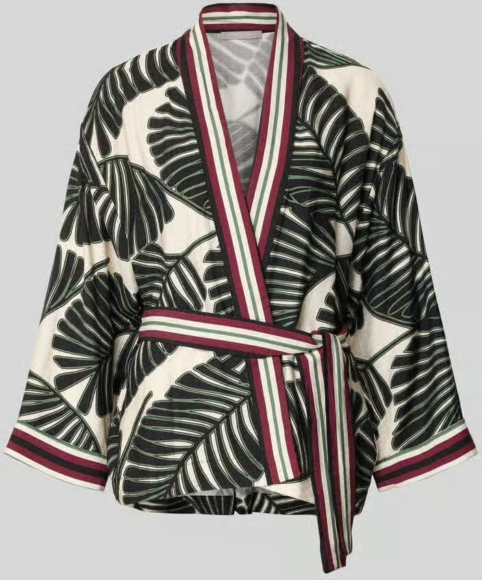Christian Berg Woman Selection kaftan van viscosemix met florale all-over print - Foto 2