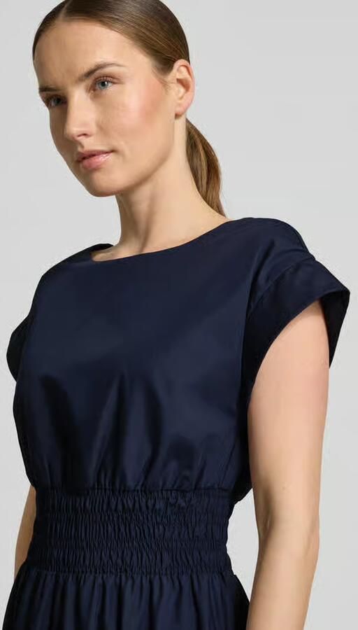 Christian Berg Woman Selection Knielange jurk met smokdetails