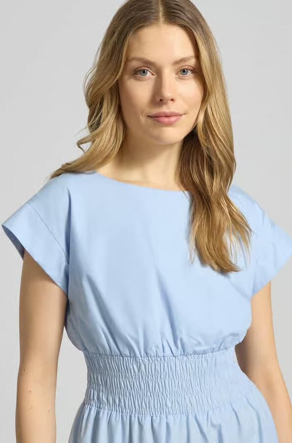 Christian Berg Woman Selection Knie-lange jurk met ronde hals
