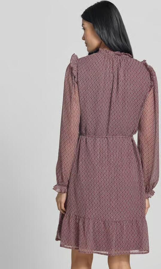Christian Berg Woman Selection Knie-lange jurk met strikceintuur - Foto 2